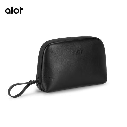 شنطة يد Alot جلد مقاومة للماء - اسود