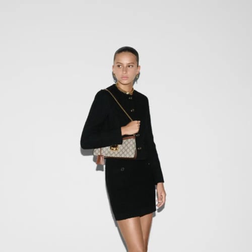 Gucci padlock shoulder