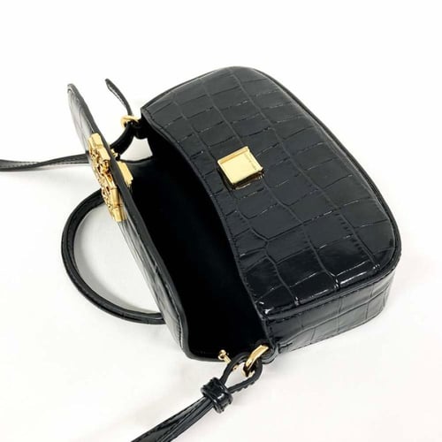 Tory burch britten embossed mini top handle