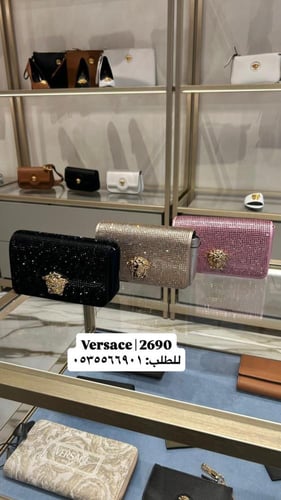Versace crystal wallet on chain