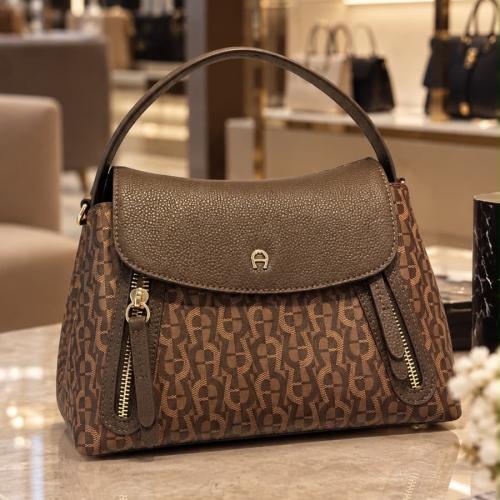 Aigner ellie top handle