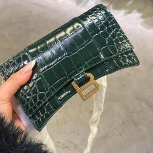 Balenciaga hourglass wallet on chain