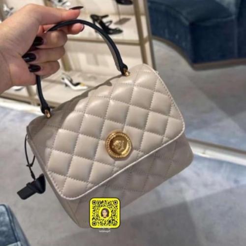 Versace quilted top handle