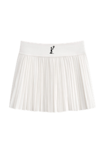 Signature Tennis Skirt - off white
