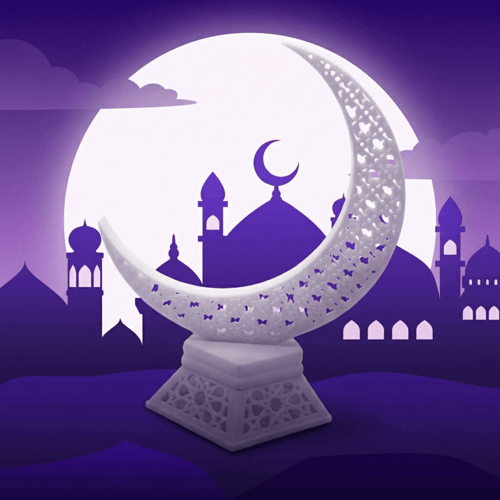 مجسم هلال زخرفي – إصدار رمضان