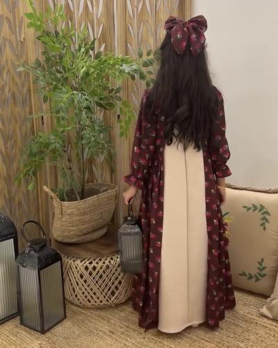 جلابية رمضانية بناتي بشكل جديد