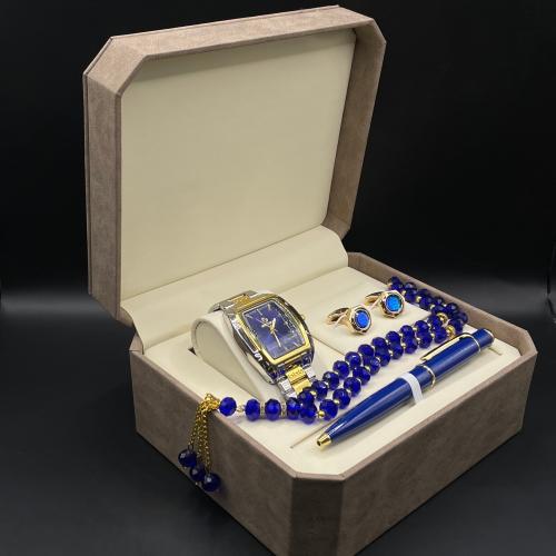 Watch set color (blue and gold) 2