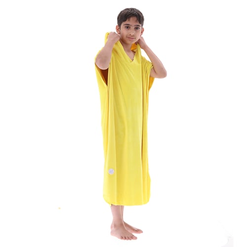 روب استحمام اطفال - أصفر - RJ