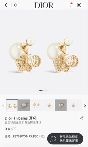 حلق ديور | Dior