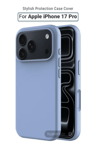 حافظة لهاتف أبل آيفون 17 برو - لون القرنفل - سيليك...