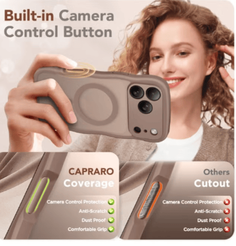 غطاء مغناطيسي لهاتف آيفون 17 برو، مطوَّر ‏[حماية ك...