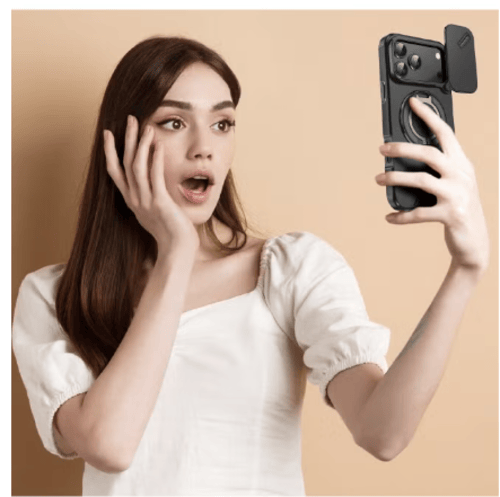 حافظة iPhone 17 Pro 2 في 1 مع واقي شاشة للخصوصية،...