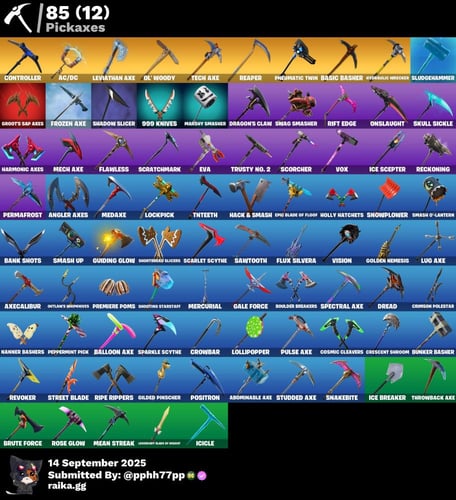 حساب ايكونيك + شيطون + اكس كريتوس + بنت الديسكو +...