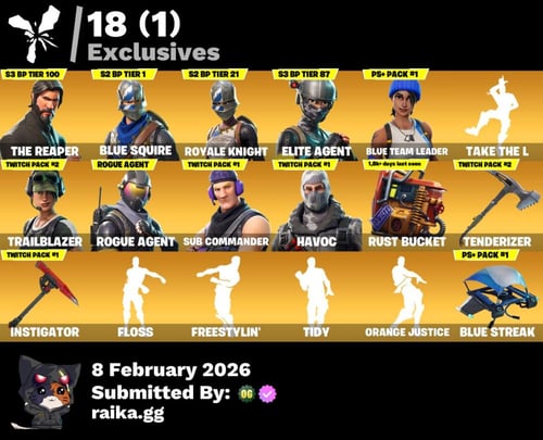 حساب16 سكن +رقصة فلوس + سكنين سيزون 2 + سيزون 3 كا...