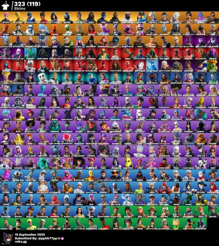 حساب وايلد كات + اكس كريتوس + 323سكن + مليات سكنات...