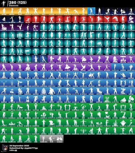 حساب 250سكن - سكنات شوب كثير + 280رقصه كلها حفل +...