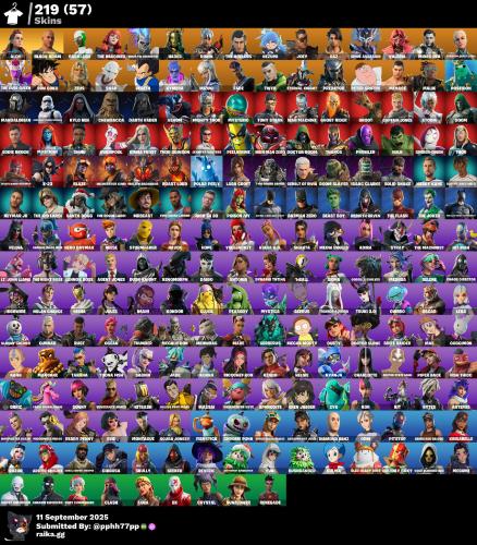 حساب 220سكن - سكنALOY + مليان سكنات عرق + مليان رق...