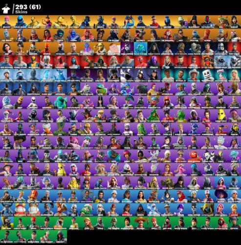 حساب وايلد كات + هونر + 300 سكن + طور الزومبي