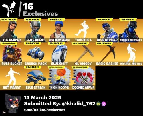 حساب سيزون 3 كامل