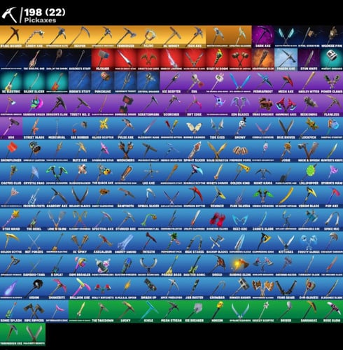 حساب بنت الزومبي + سكلتون + شيطون + ايكونيك + مظله...