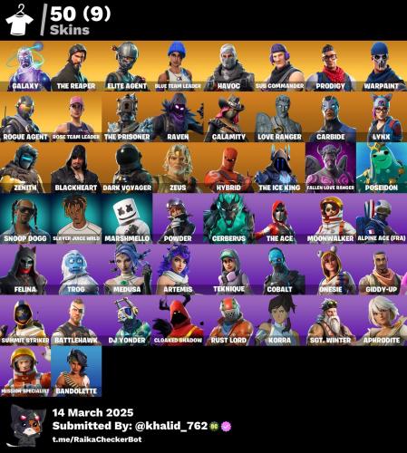 حساب جلاكسي - 50 سكن - بروفيسور - طور الزومبي