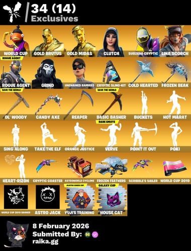 حساب 272سكن + سمكه البطوله + حزمه السله النادره +...