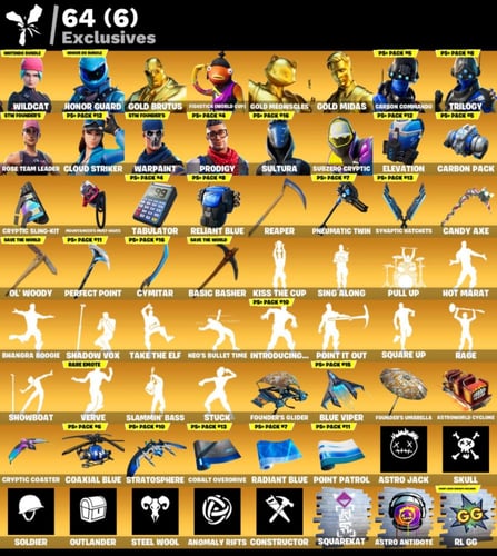 حساب وايلد كات + هونر + 300 سكن + طور الزومبي