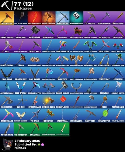 حساب 84سكن + سيزون 3كامل + حزم تويتش +110رقصه 56رق...