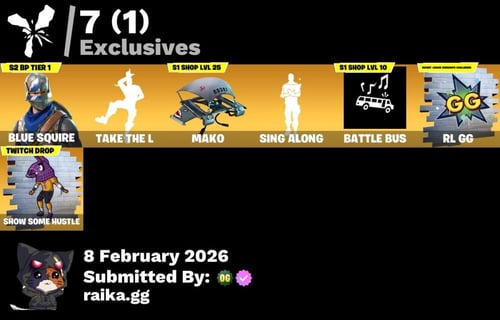 حساب 18 سكن + سكن سيزون 2 + رقصة TAKE THE L