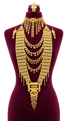 طقم مطلي بالذهب