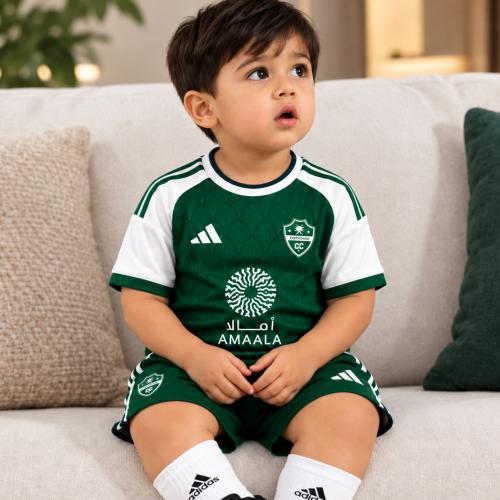طقم الاهلي الاساسي للأطفال الجديد2027