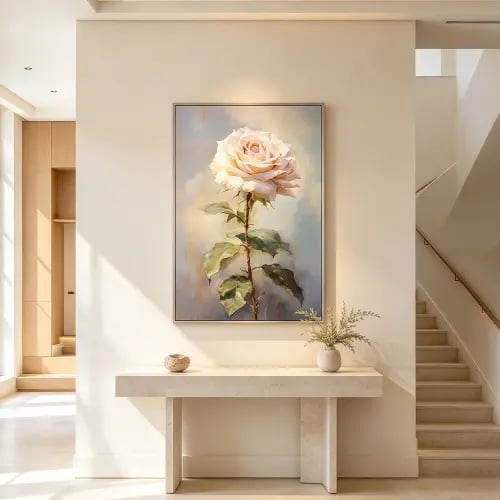 لوحة جدارية طولية بتصميم عصري