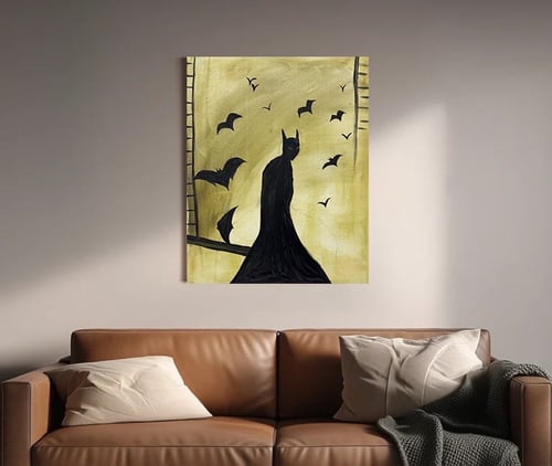 لوحه فنيه مرسومه يدويا