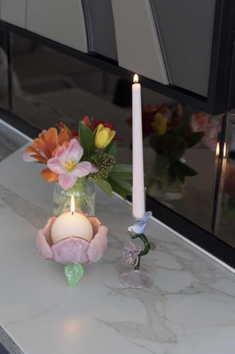 طقم الشمعدان - مجموعة من 4 قطع