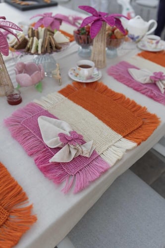 حلقة مناديل الفيونكة