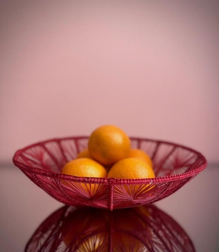 سلة متعددة الاستخدام - أحمر