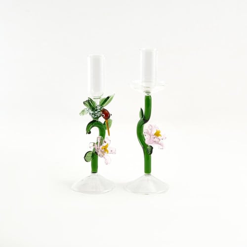 طقم الشمعدان - مجموعة من 4 قطع