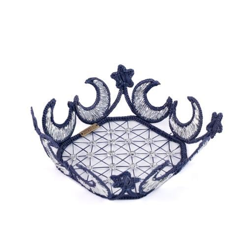 سلة هلال رمضان مربع كحلي