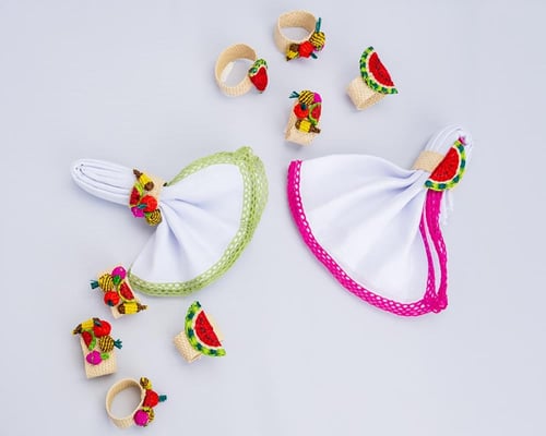 حلقة منديل فواكة