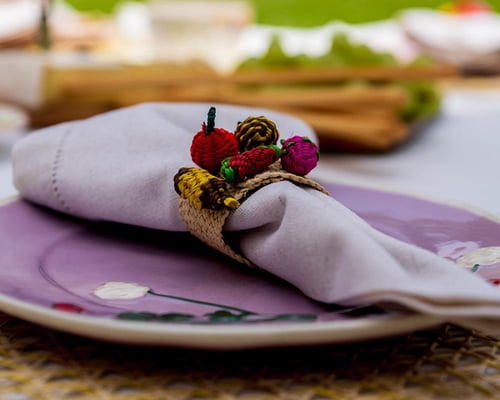 حلقة منديل فواكة