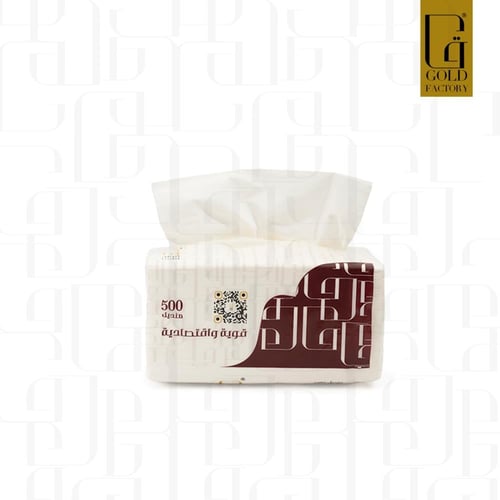 مناديل قولد 500 منديل ( 40 عبوة )