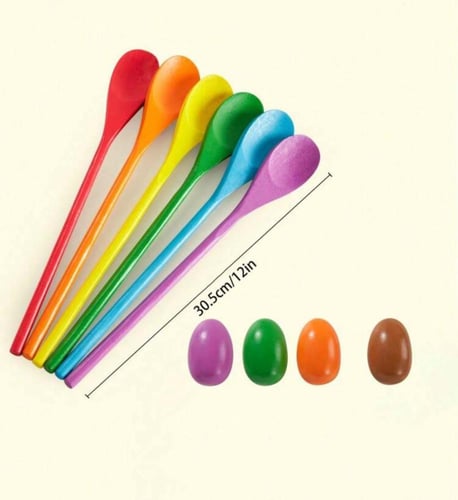 لعبة سباق وتوازن البيض مصنوع من الخشب القوي الآمن