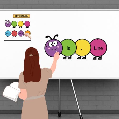 8 لوحات متسلسله للشرح قابلة للكتابة والمسح