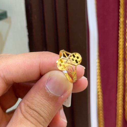 خاتم ذهب عيار 21