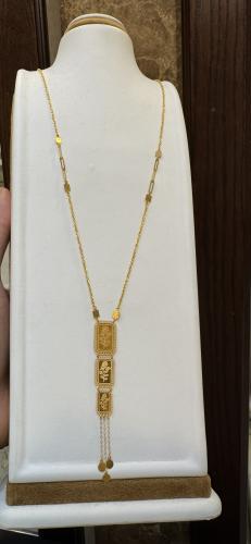 سبحه طويله بسلسال روبشين عيار ٢١