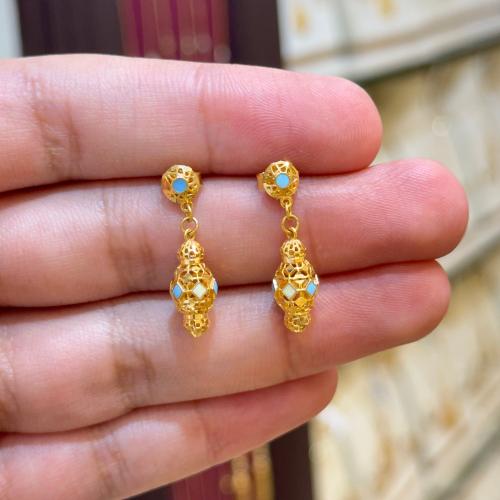 حلق بحريني عيار 21