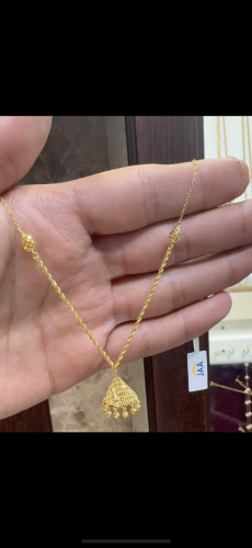 عقد جُمكا عيار ٢١