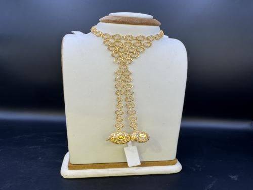 كف نسائي عيار ٢١ خاتمين بحريني