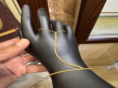 كف نساىي سلسال وزن ٢.٠١ عيار ٢١