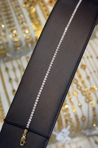 سوارة تنس عيار 18